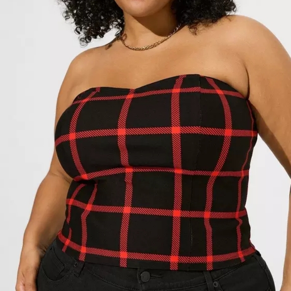 Ponte Sweetheart Tube Top - Picture 1 of 1